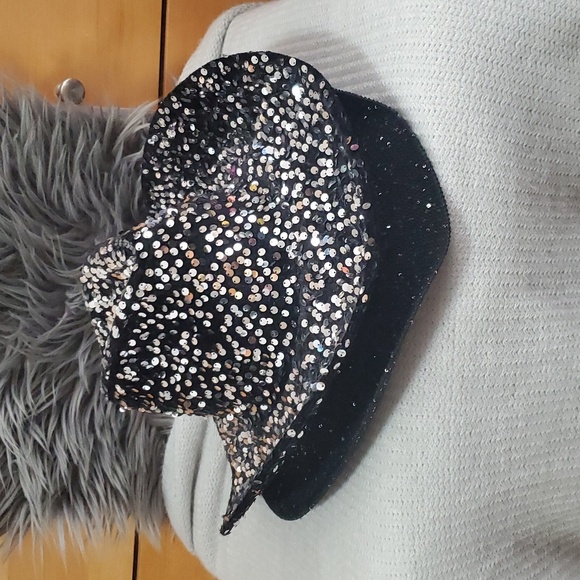 Hats pink metallic, sequin hat or tall black hat - Picture 12 of 13